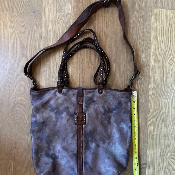 Campomaggi Italian leather camo bag - Picture 7 of 7